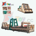 Giant Inflatable Camouflage Obstacle Course Inflatable Wipeout